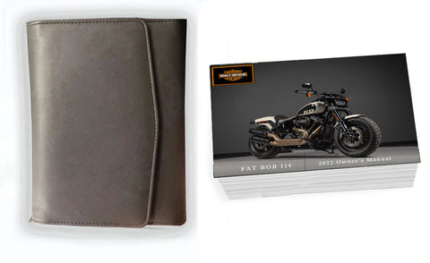 Owner's Manual for 2022 Harley Davidson FAT BOB 114; Operator's Book Case