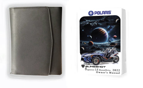 Owner's Manual for 2022 POLARIS Slingshot Signature LE Manual-Drive Operator's Manual Book & Case