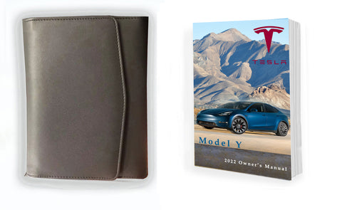 2022 Tesla Model Y  Owner Manual Car Glovebox Book