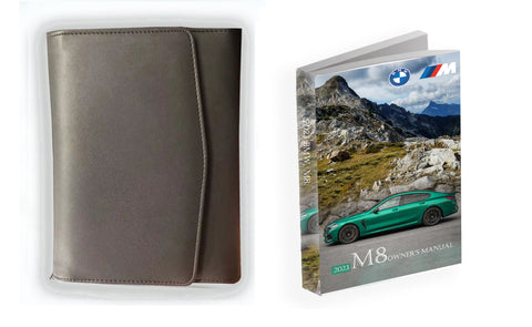 2023 BMW M8 Owner Manual Car Glovebox Book