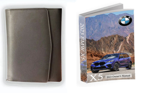 2023 BMW X5 Owner Manual Car Glovebox Book