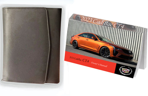 2023 Cadillac CT4 Owner Manual Car Glovebox Book