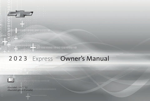 2023 Chevrolet Express Owner Manual Car Glovebox Book