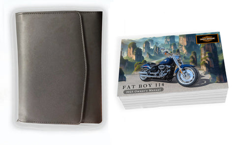 Owner's Manual For 2023 Harley Davidson FAT BOY 114 Operator's Book & Case