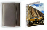 2023 Toyota Prius Owner Manual Car Glovebox Book - product image of an owner manual book and protective black document pouch