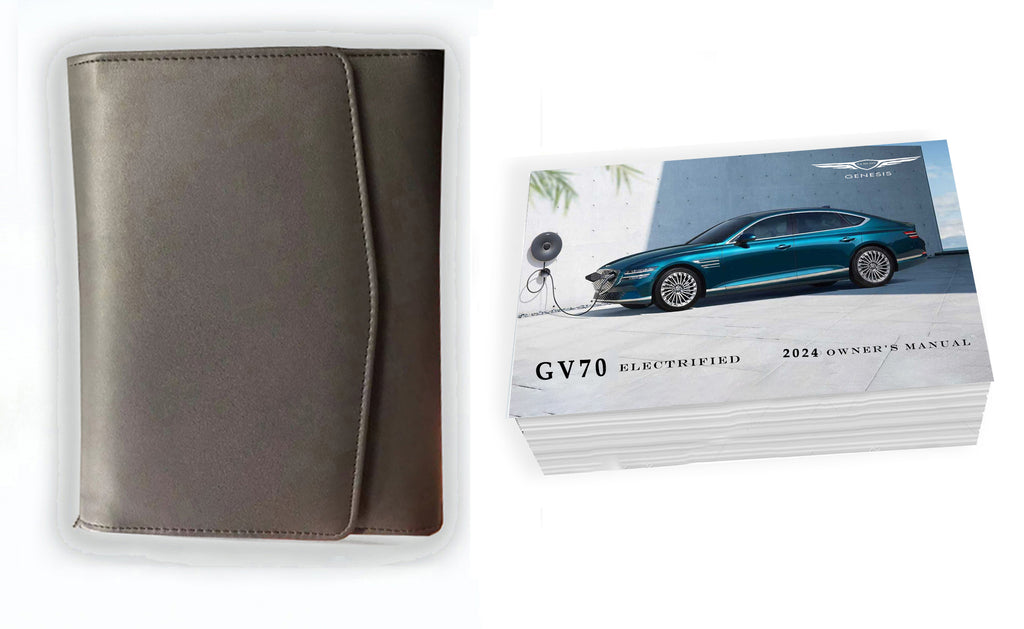 2024 Genesis GV70 Electrified Owner Manual Car Glovebox Book