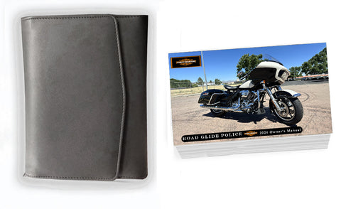 Owner's Manual For 2024 Harley Davidson ROAD GLIDE POLICE; Operator's Book & Case