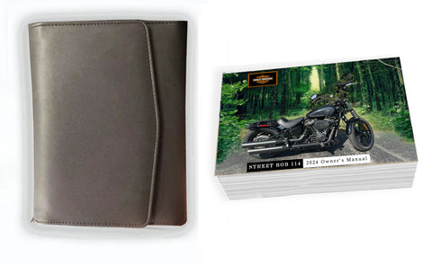 Owner's Manual For 2024 Harley Davidson STREET BOB 114; Operator's Book & Case