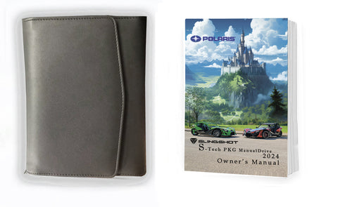 Owner's Manual for 2024 POLARIS Slingshot S Tech PKG Manual-Drive Operator's Manual Book & Case