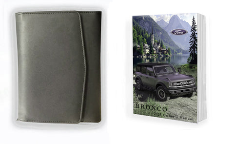 2025 Ford Bronco Owner Manual Car Glovebox Book