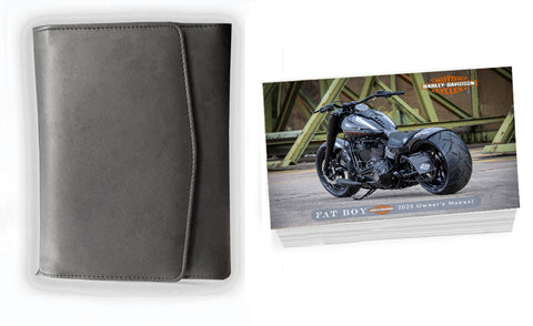 Owner's Manual For 2025 Harley Davidson FAT BOY; Operator's Book & Case