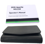 Operator's Manual for 2026 Apache HS1150; Book and Case