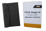 Case 721G Stage IV Operator's Manual Book and Document Pouch