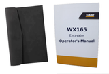 Case WX165 Operator's Manual Book and Document Pouch