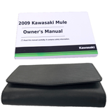 Owner's Manual for 2009 Kawasaki Mule; Book and Case