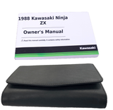 Owner's Manual for 1988 Kawasaki Ninja ZX; Book and Case