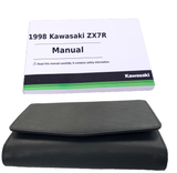Manual for 1998 Kawasaki ZX7R; Book and Case