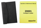 Komatsu 20001 Operation and Maintenance Manual Book and Case