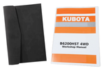 Kubota B6200HST 4WD Workshop Manual Book and Case