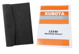 Kubota L5240 Workshop Manual Book and Case