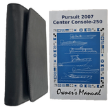 Owner's Manual for 2007 Pursuit Center Console-250; Book and Case