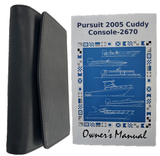 Owner's Manual for 2005 Pursuit Cuddy Console-2670; Book and Case