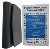 Owner's Manual for 1989 Pursuit Cuddy Outboard-2200; Book and Case