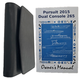 Owner's Manual for 2015 Pursuit Dual Console 265; Book and Case