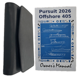 Owner's Manual for 2026 Pursuit Offshore 405; Book and Case