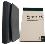 2008 Suzuki Burgman 650 Motorcycle Owner's Manual Book