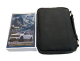 2024 Ford F150 Owner Manual Car Glovebox Book - product image of an owner manual book and protective black document pouch