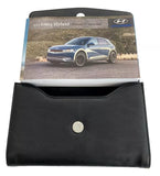 2022 Hyundai Ioniq Hybrid Owner Manual Car Glovebox Book - product image of an owner manual book and protective black document pouch