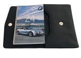 2008 BMW Z4 Owner Manual Car Glovebox Book - product image of an owner manual book and protective black document pouch