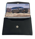 2025 Ford Expedition Owner Manual Car Glovebox Book - product image of an owner manual book and protective black document pouch