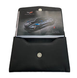2017 Chevrolet Corvette Owner Manual Car Glovebox Book - product image of an owner manual book and protective black document pouch
