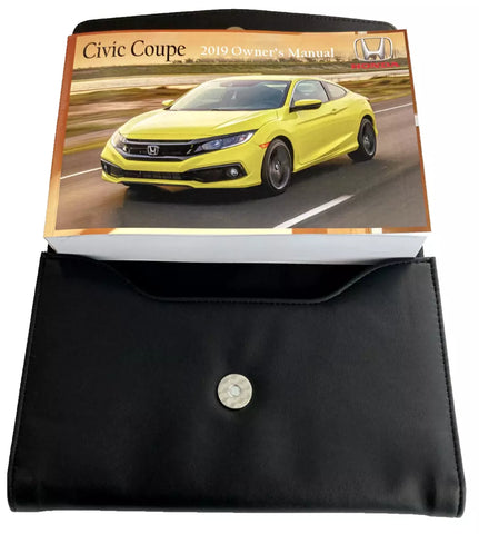 2019 Honda Civic Coupe Owner Manual Car Glovebox Book