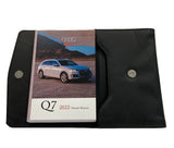 2022 Audi Q7 Owner Manual Car Glovebox Book - product image of an owner manual book and protective black document pouch