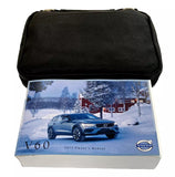 2023 Volvo V60 Owner Manual Car Glovebox Book - product image of an owner manual book and protective black document pouch