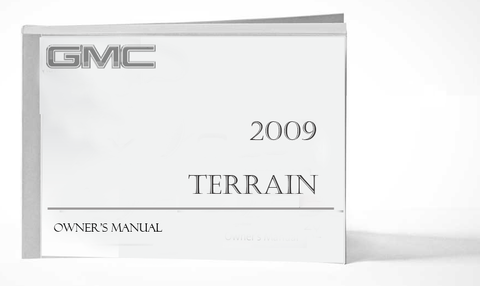 2009 GMC Terrain Owner Manual Car Glovebox Book