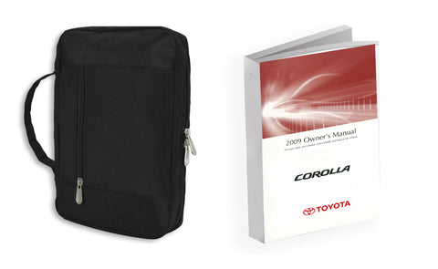 2009 Toyota Corolla Owner Manual Car Glovebox Book