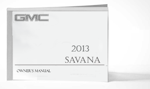 2010 GMC Savana Owner Manual Car Glovebox Book