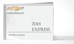 2014 Chevrolet Express Owner Manual Car Glovebox Book