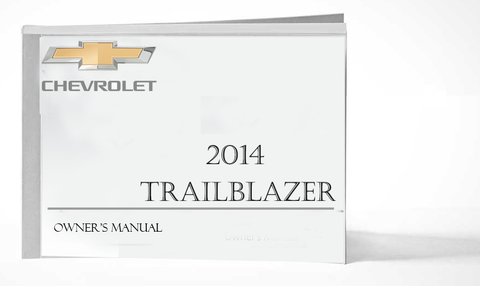 2014 Chevrolet Trailblazer Owner Manual Car Glovebox Book