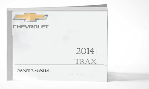 2014 Chevrolet Trax Owner Manual Car Glovebox Book