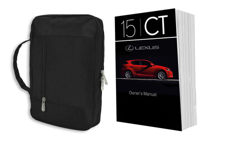 2015 Lexus CT200H Owner Manual Car Glovebox Book