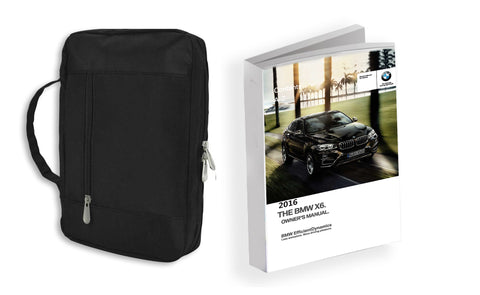 2016 BMW X6 Owner Manual Car Glovebox Book