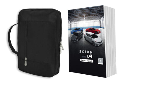 2016 Scion iA Owner Manual Car Glovebox Book