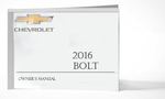 2016 Chevrolet Bolt Owner Manual Car Glovebox Book
