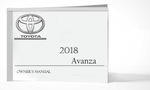 2018 Toyota Avanza Owner Manual Car Glovebox Book
