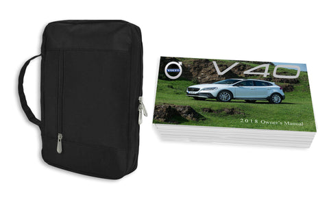 2018 Volvo V40 Owner Manual Car Glovebox Book